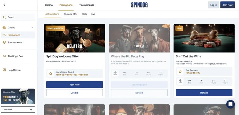 Image: What the Spindog app actually does for a UK player